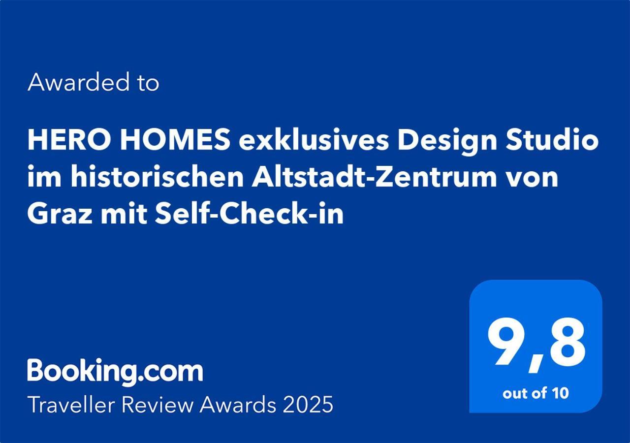 Boho Design Studio - Historic City Center With Free Parking & Aircon By Hero Homes Graz Exterior foto